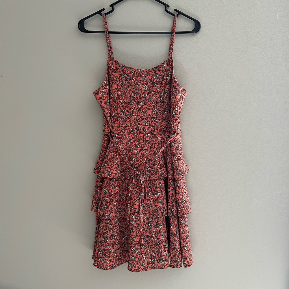 Floral Coral Almost Famous Dress